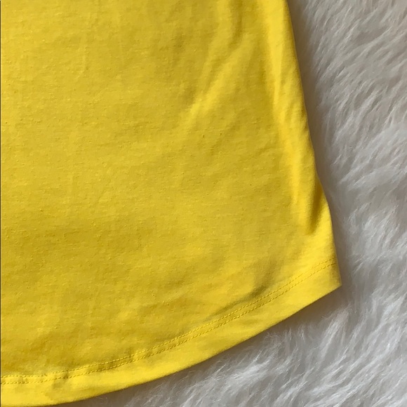 LAST CALL Yellow Tank Top - Picture 5 of 10